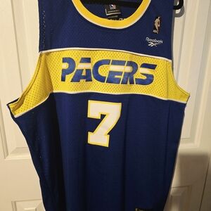 Reebok Indiana Pacers Jermaine O'neal #7 Basketball Jersey